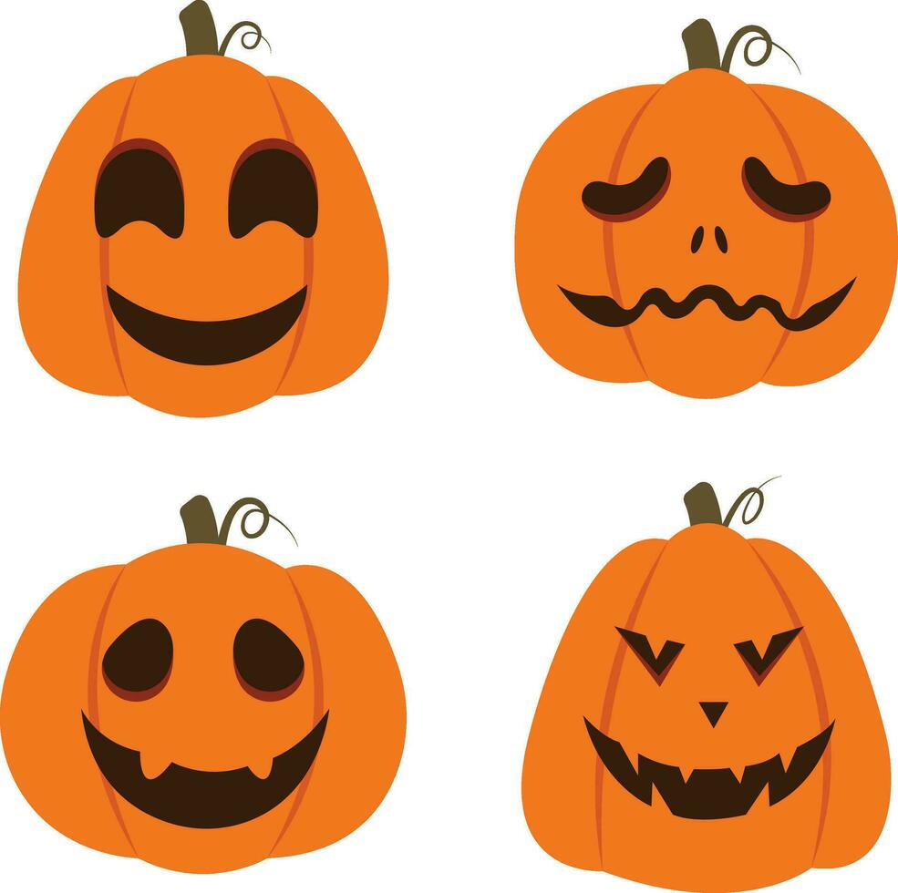 halloween pumpa ikon i enkel design. vektor illustration