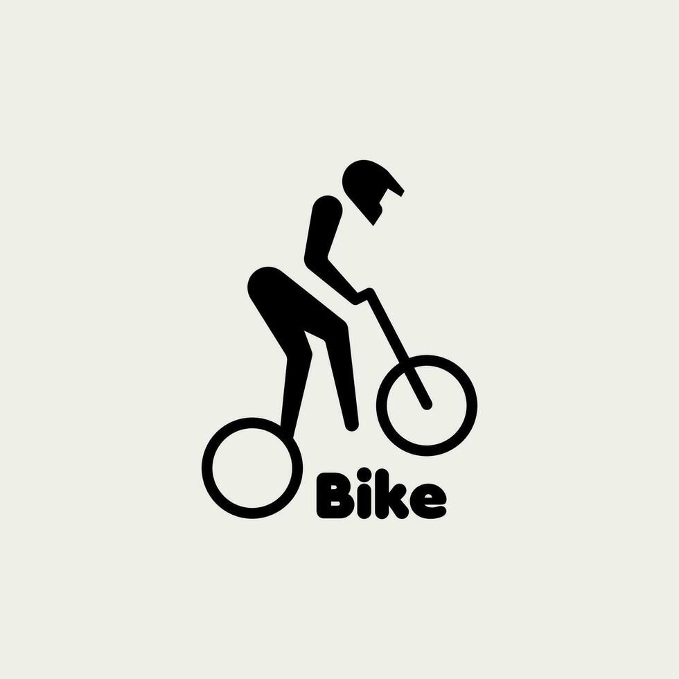 Vektor Illustration von olympisch Fahrrad