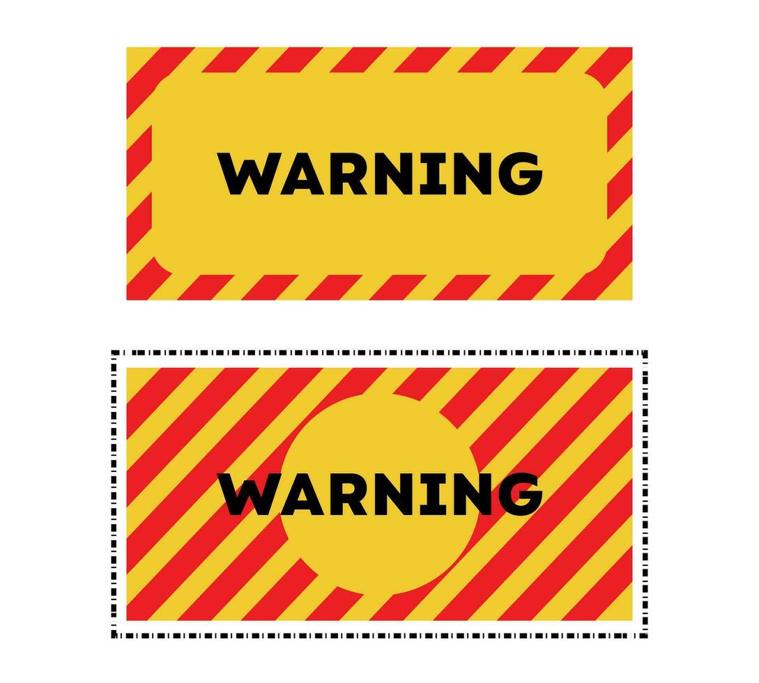 varning tecken, tom varning tecken symbol, varning tecken med till vara försiktig tecken vektor illustration.