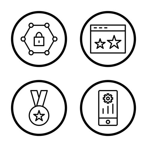 Satz von Vector SEO Search Engine Optimization Icons