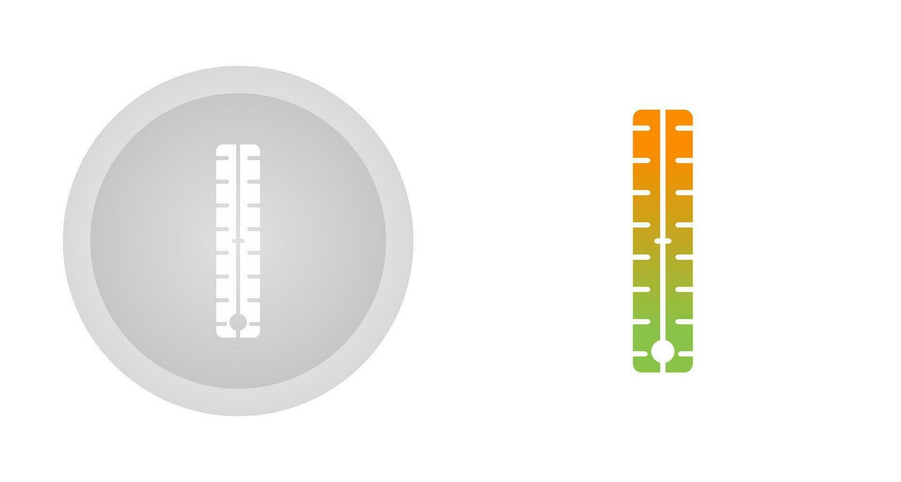 Thermometer-Vektor-Symbol vektor