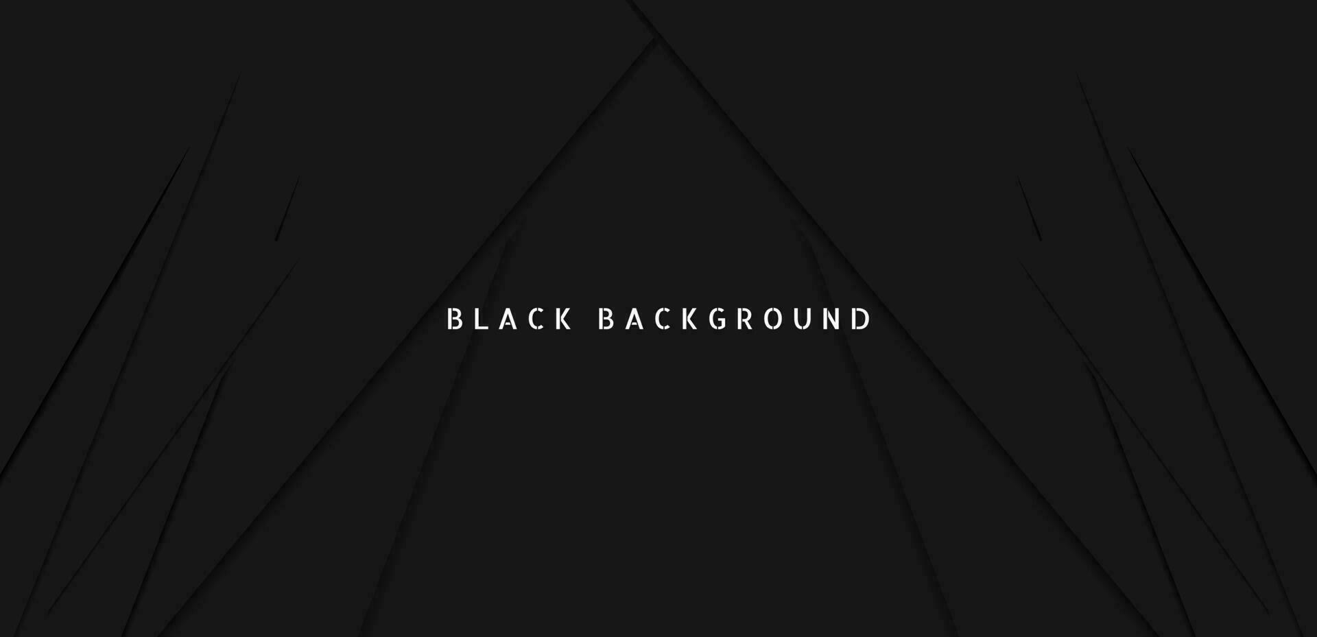schwarz Prämie abstrakt Hintergrund mit dunkel geometrisch Formen. sehr geeignet zum Poster, Banner, Abdeckung, Werbung, Hintergrund und futuristisch Design Konzept vektor