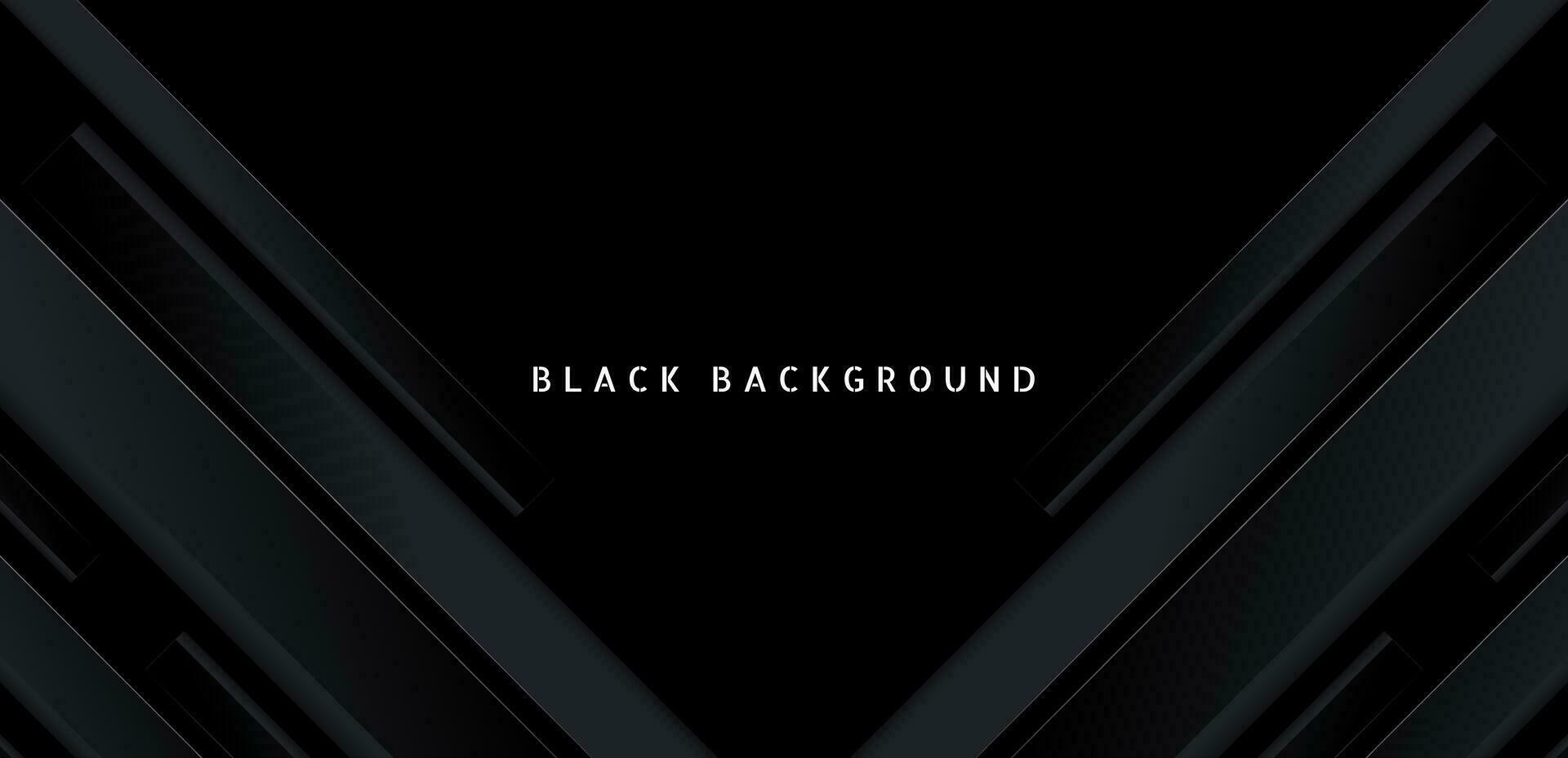 svart premie abstrakt bakgrund med mörk geometrisk former. mycket lämplig för affisch, baner, omslag, annons, tapet och trogen design begrepp vektor