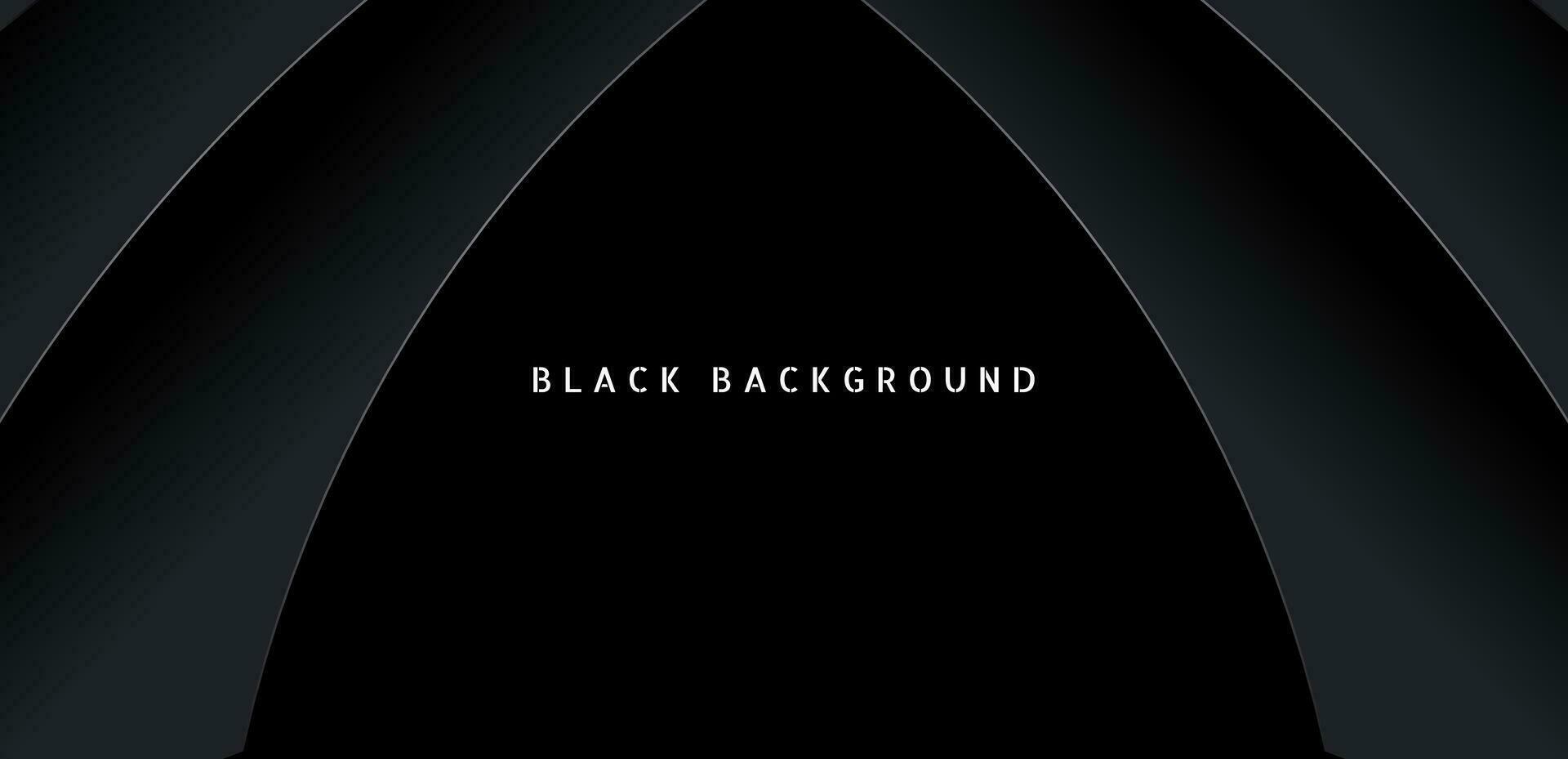 schwarz Prämie abstrakt Hintergrund mit dunkel geometrisch Formen. sehr geeignet zum Poster, Banner, Abdeckung, Werbung, Hintergrund und futuristisch Design Konzept vektor