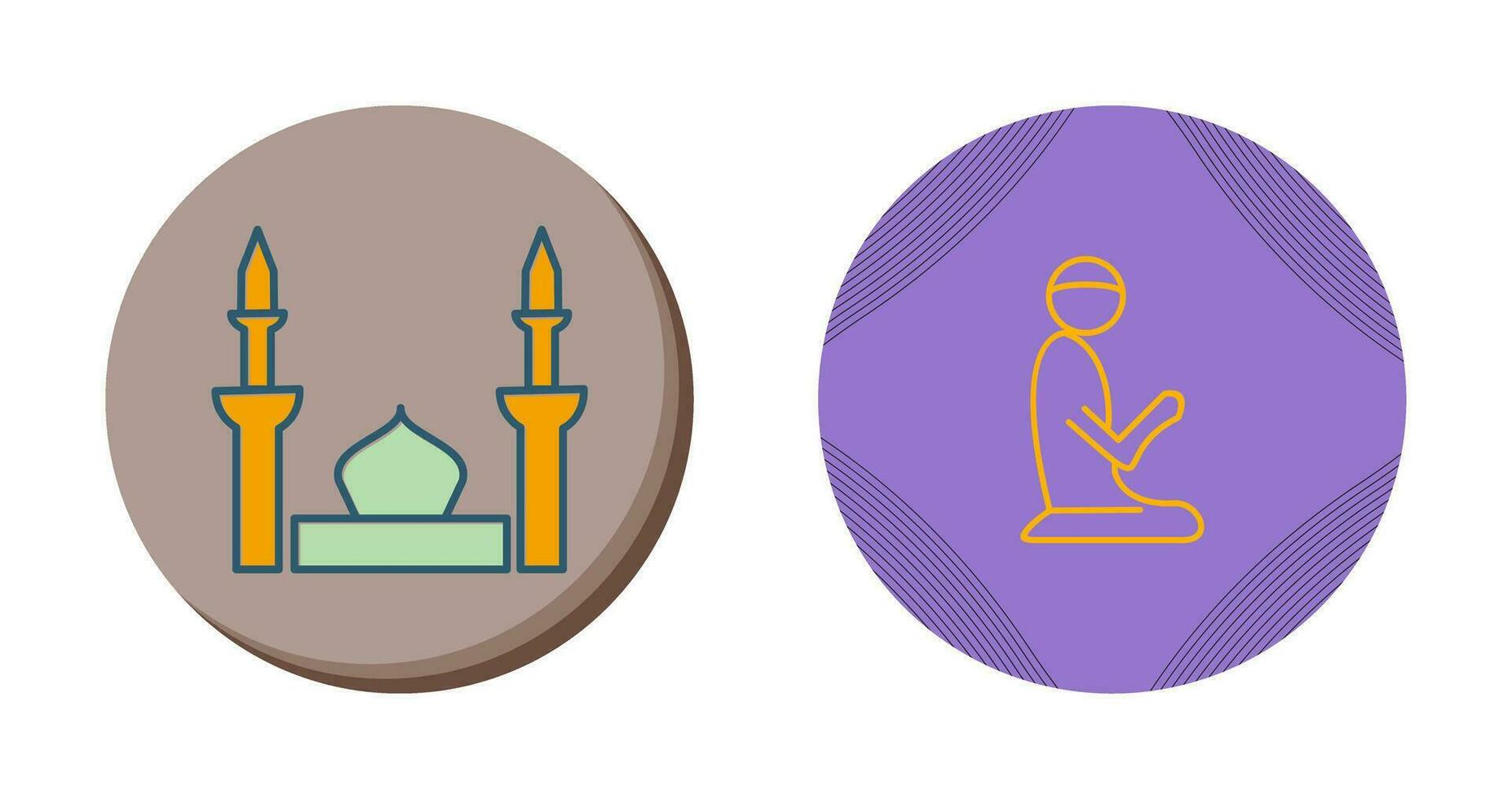 Moschee-Vektor-Symbol vektor