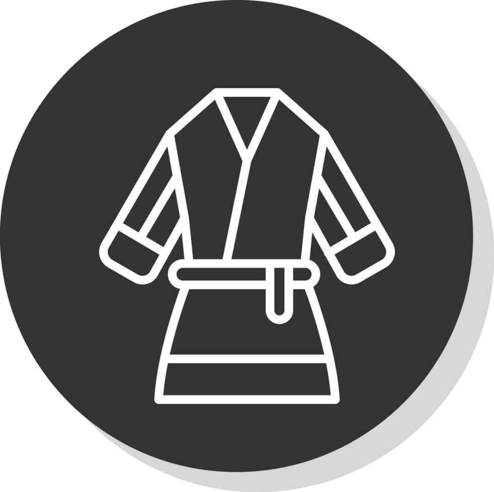 Kimono-Vektor-Icon-Design vektor