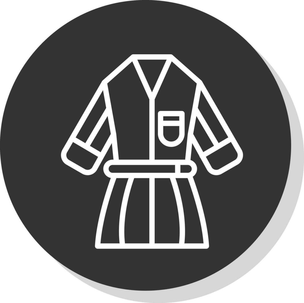 Kimono-Vektor-Icon-Design vektor