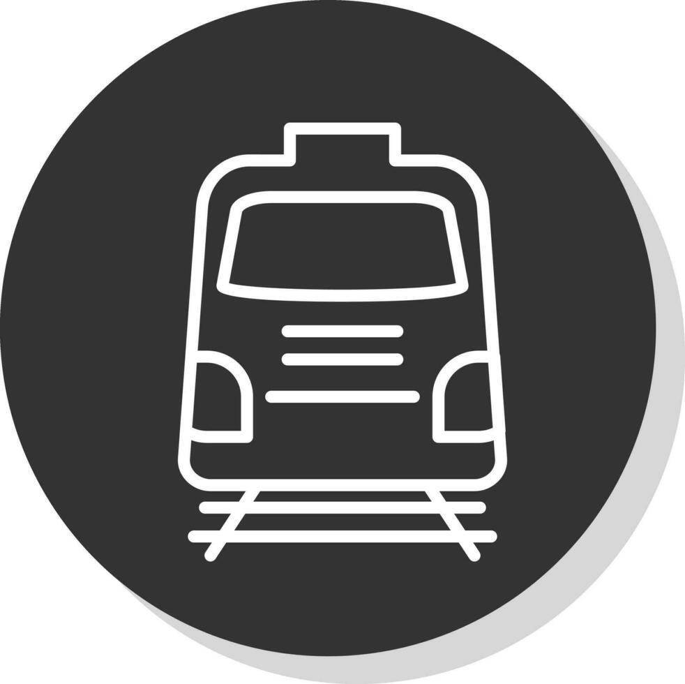 tåg vektor ikon design