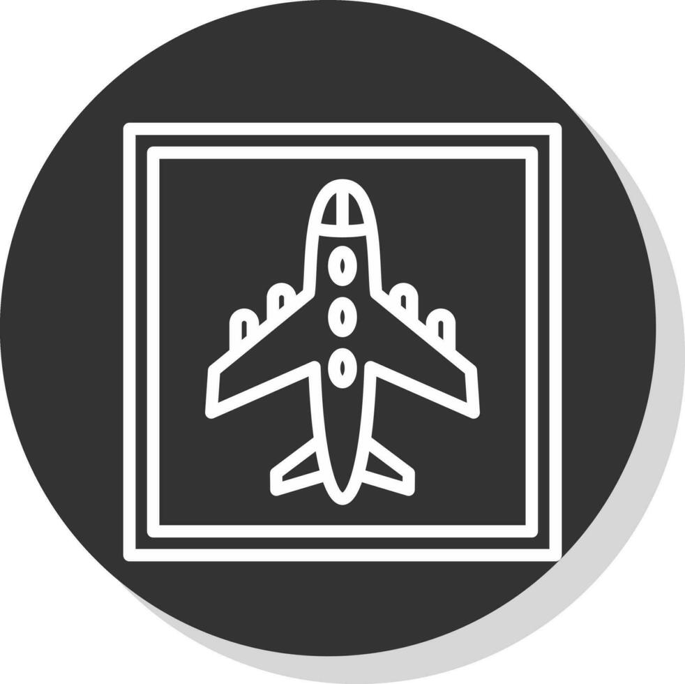 Flughafen-Vektor-Icon-Design vektor