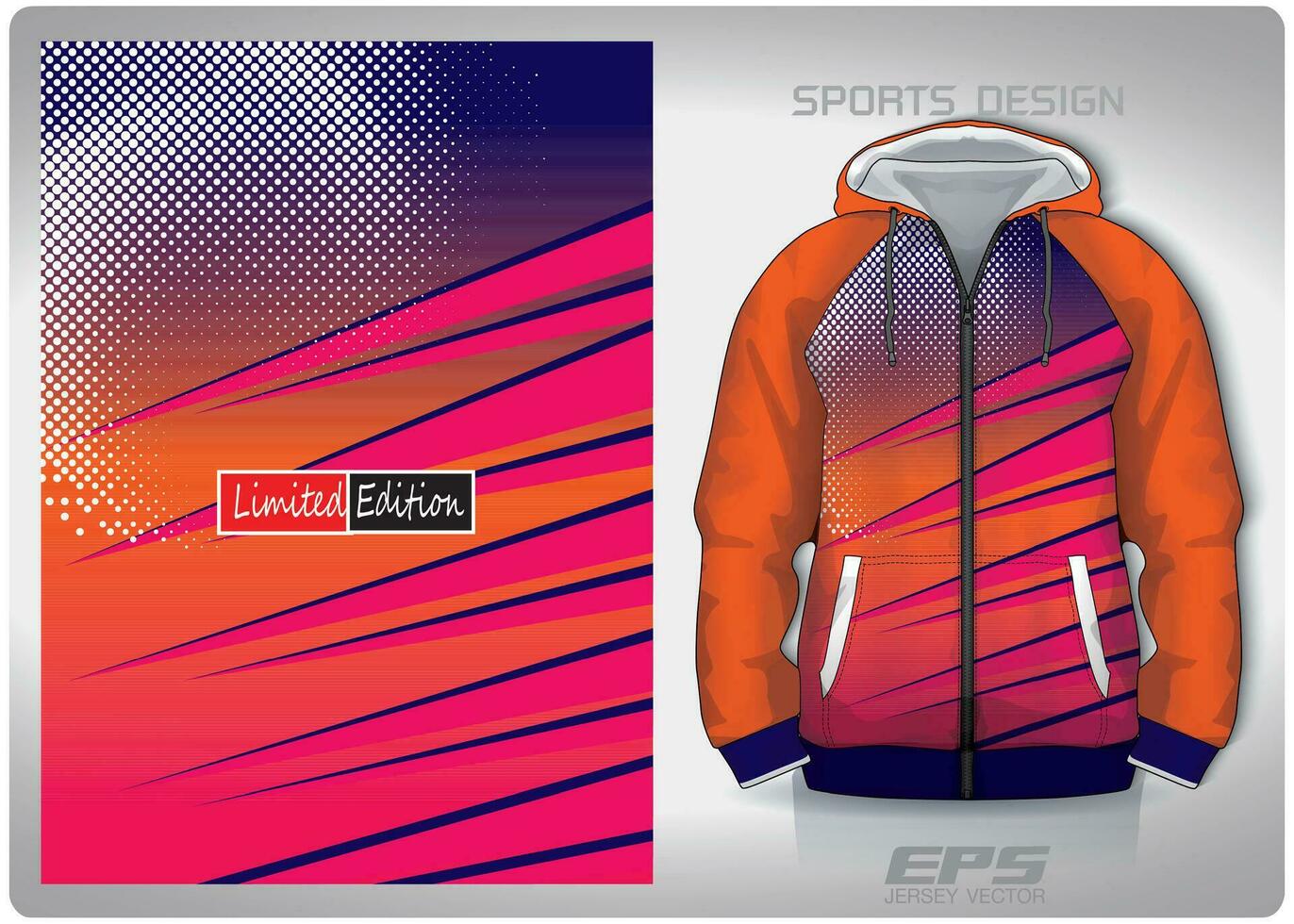 Vektor Sport Hemd Hintergrund Bild.orange Rosa Geschwindigkeit Muster Design, Illustration, Textil- Hintergrund zum Sport lange Ärmel Kapuzenpullover, Jersey Kapuzenpullover