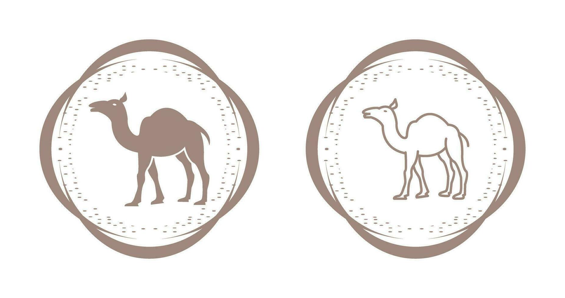 kamel vektor ikon