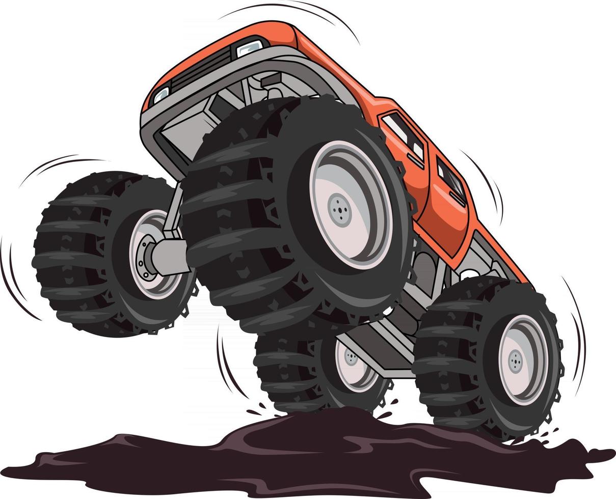 monster truck spänning vektor