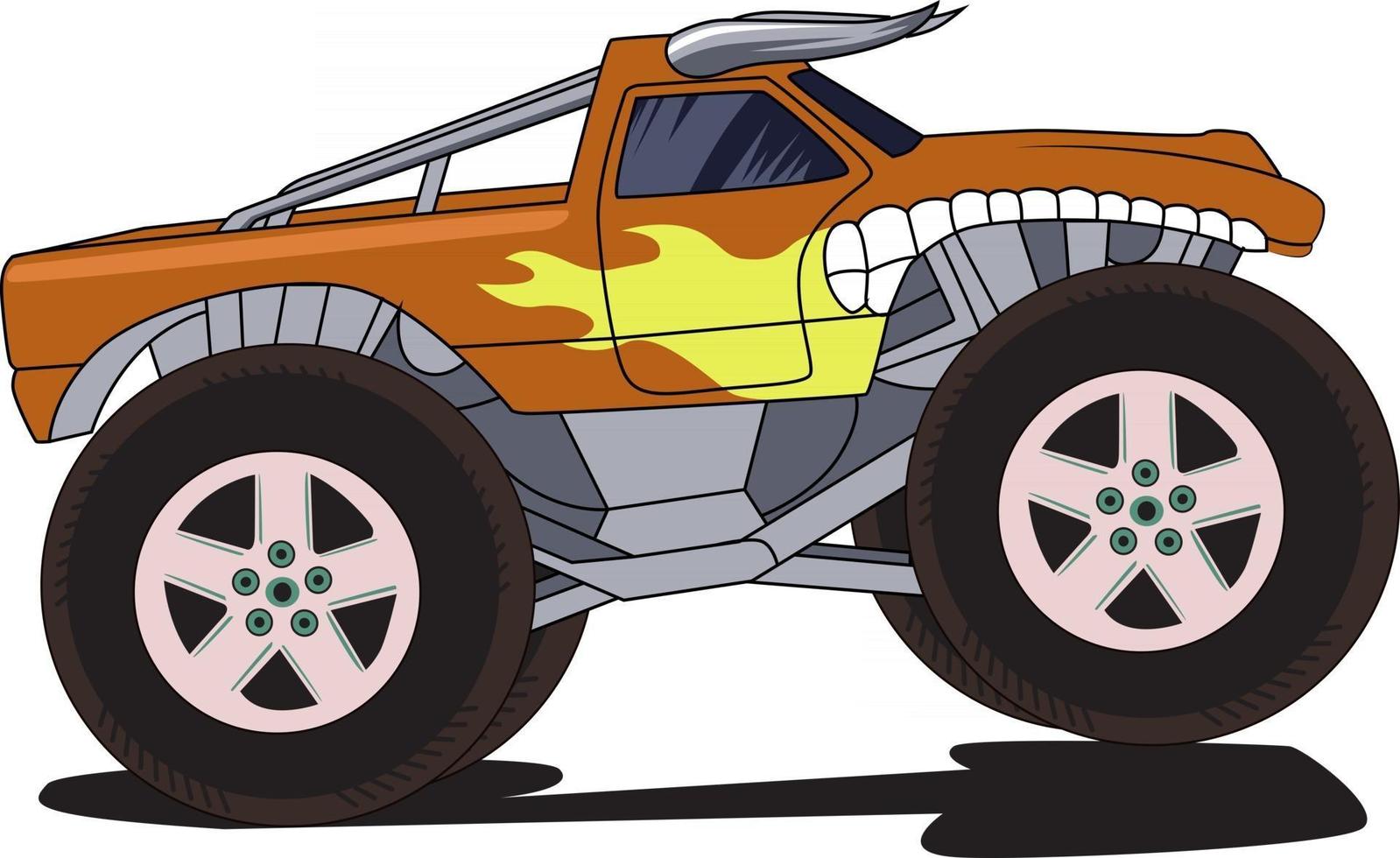 tjur monster truck vektor