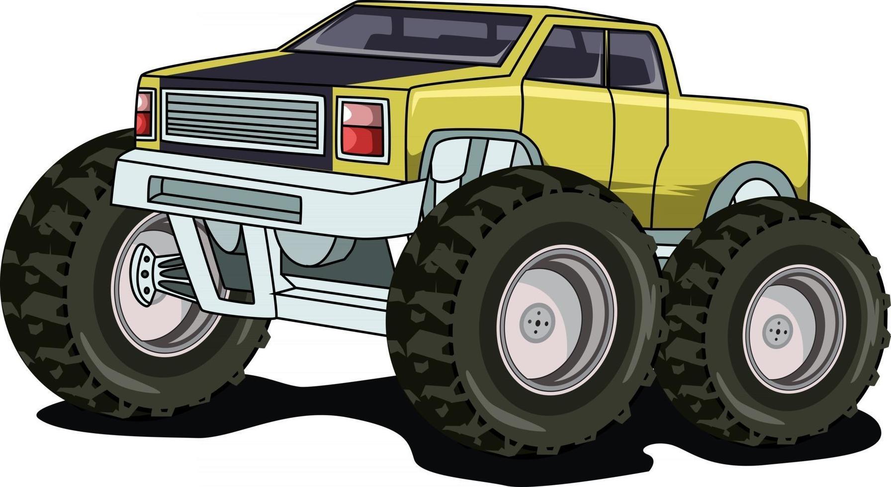 Vintage Monster Truck Vektor