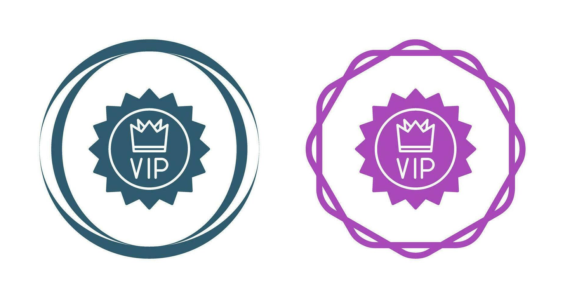 VIP-Vektorsymbol vektor