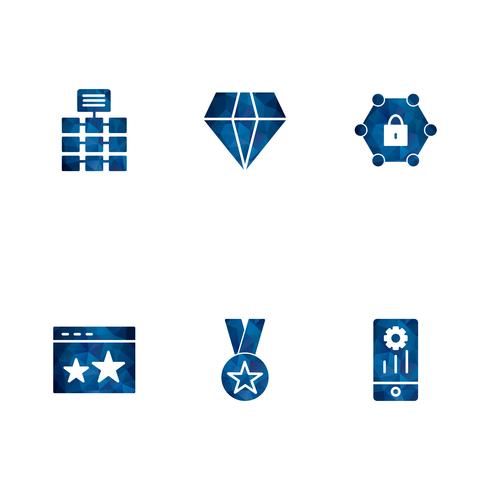 Satz von Vector SEO Search Engine Optimization Icons