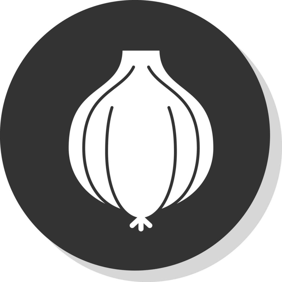 Knoblauch-Vektor-Icon-Design vektor