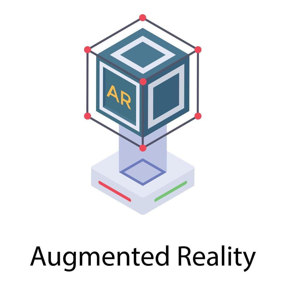 Augmented-Reality-Konzepte vektor