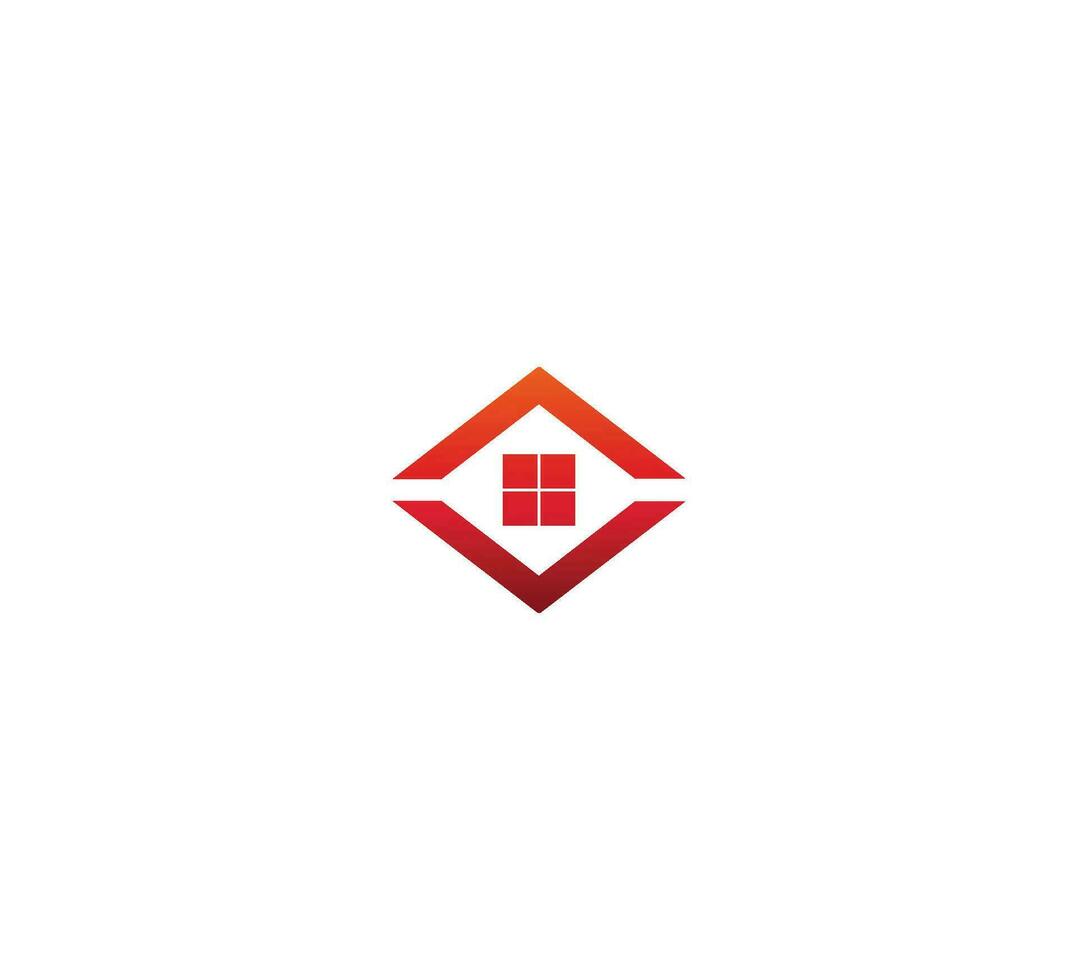 Immobilien-Logo-Design vektor