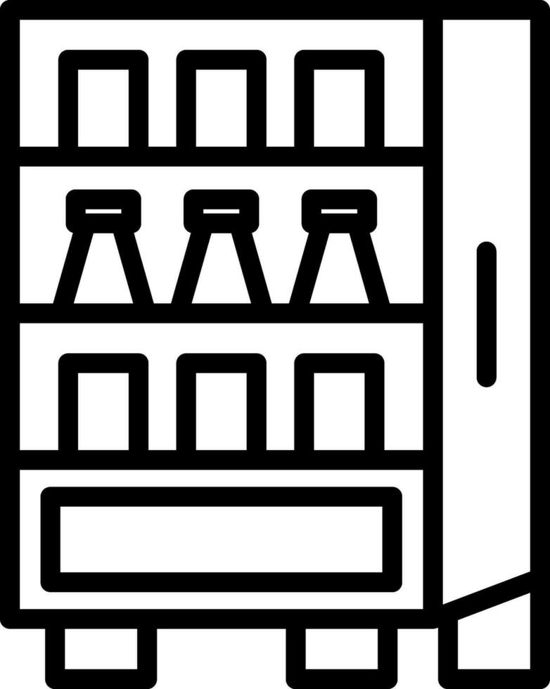 Automaten-Vektor-Icon-Design vektor