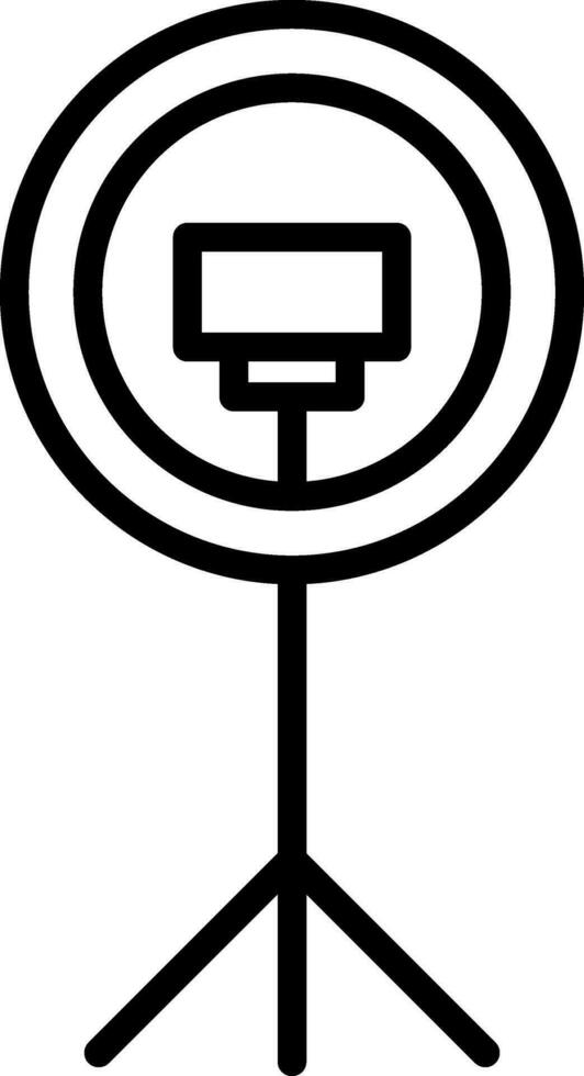 Ring Licht Vektor Symbol Design