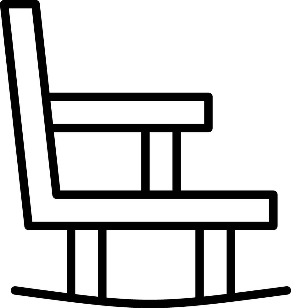 Baby Stuhl Vektor Symbol Design