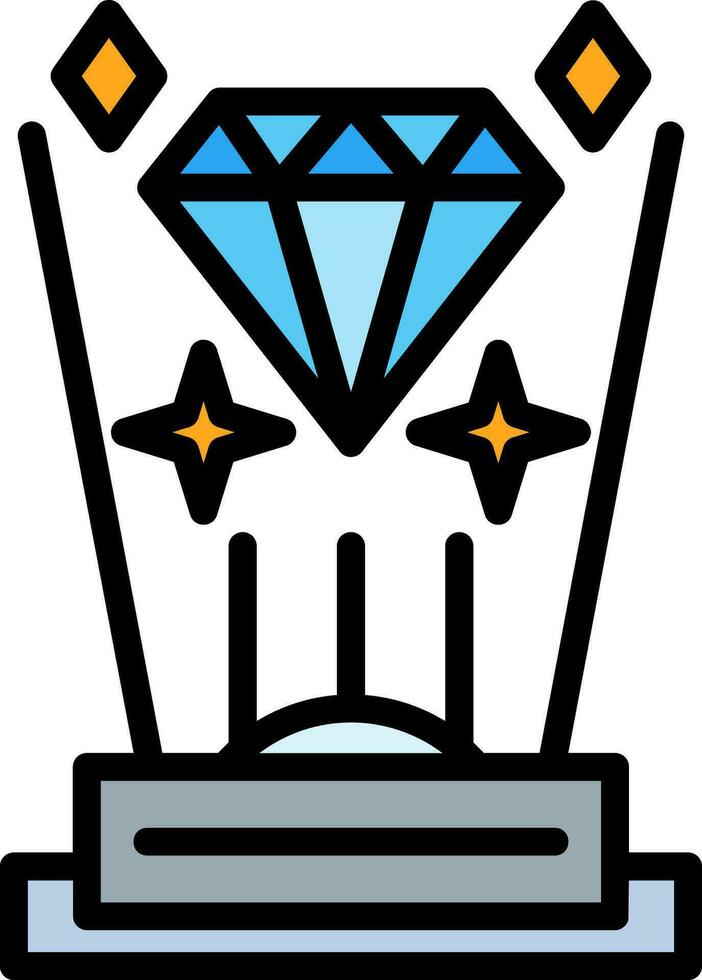 Hologramm Vektor Symbol Design