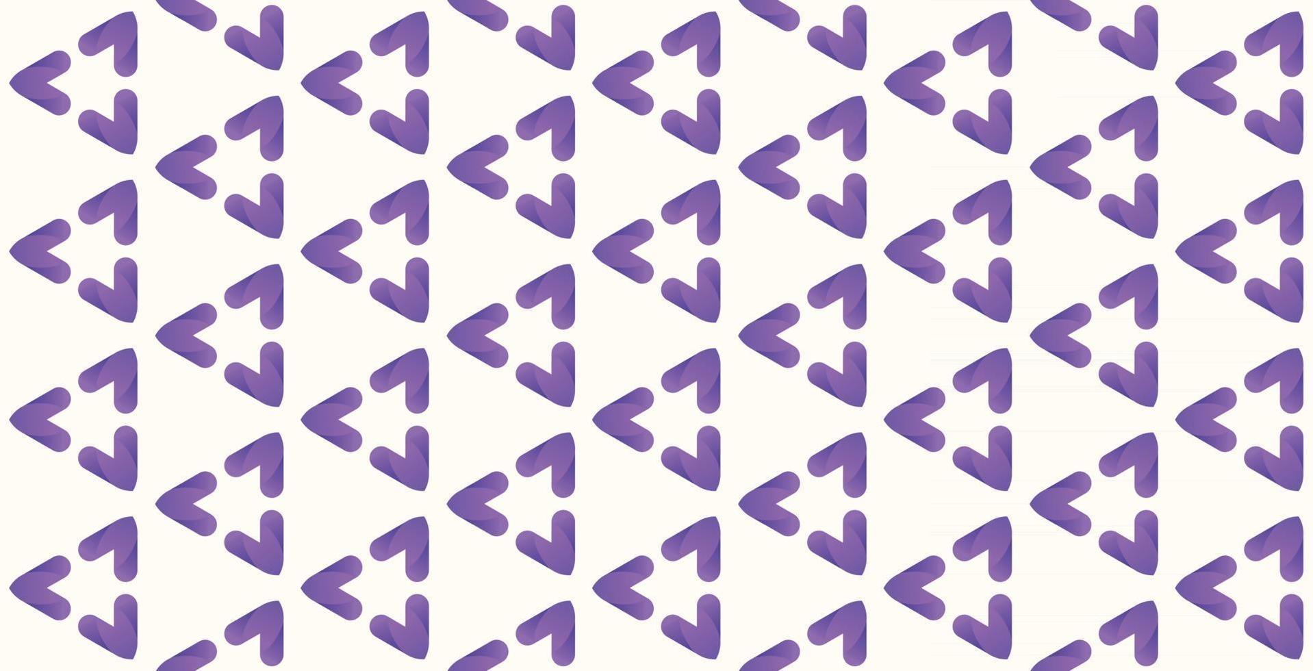 Herzmuster lila Farbverlauf Hintergrund Vektor-Illustration vektor