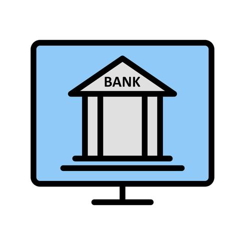 Internet-Banking-Vektor-Symbol vektor