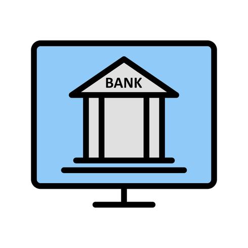 Internet Banking Vektor Ikon