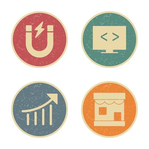 Satz von Vector SEO Search Engine Optimization Icons