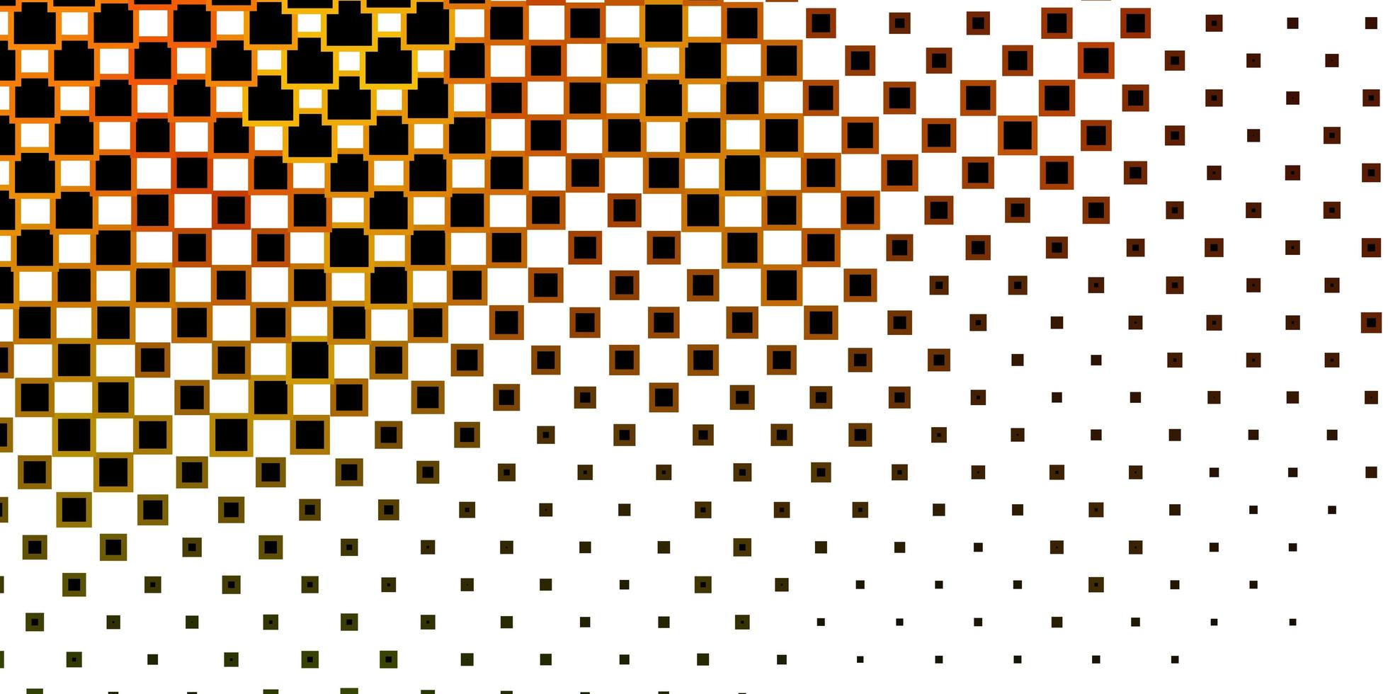 mörkgrön, gul vektorbakgrund med rektanglar. vektor
