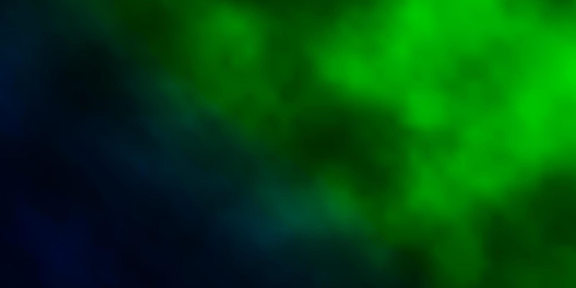 mörkgrön vektorbakgrund med moln. vektor