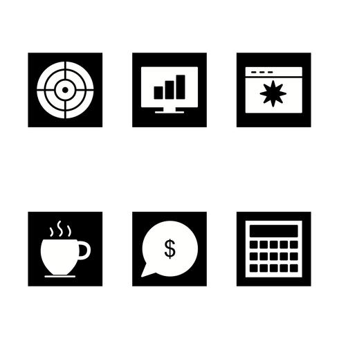 Satz von Vector SEO Search Engine Optimization Icons