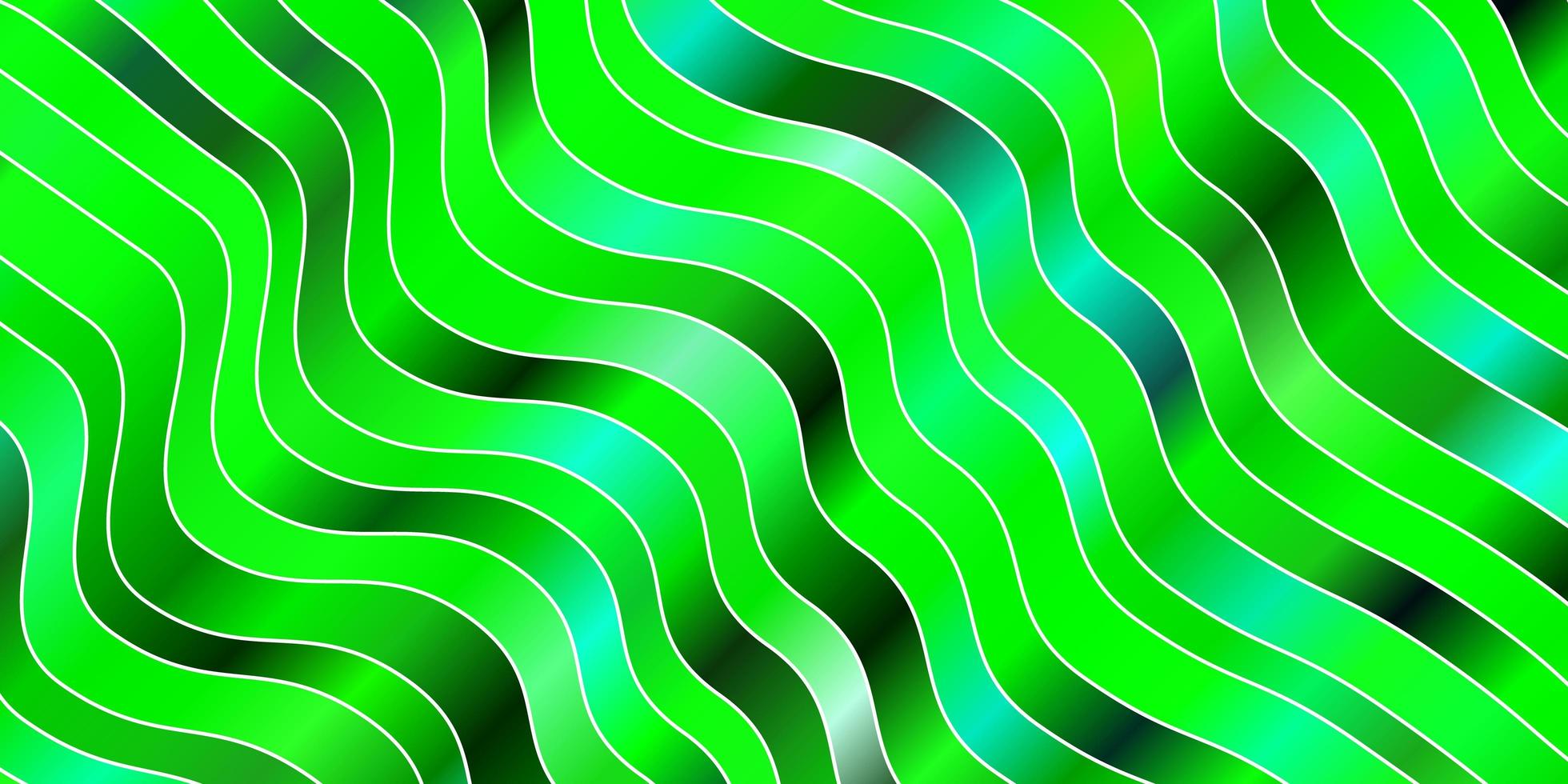 ljusblå, grön vektormall med linjer. vektor