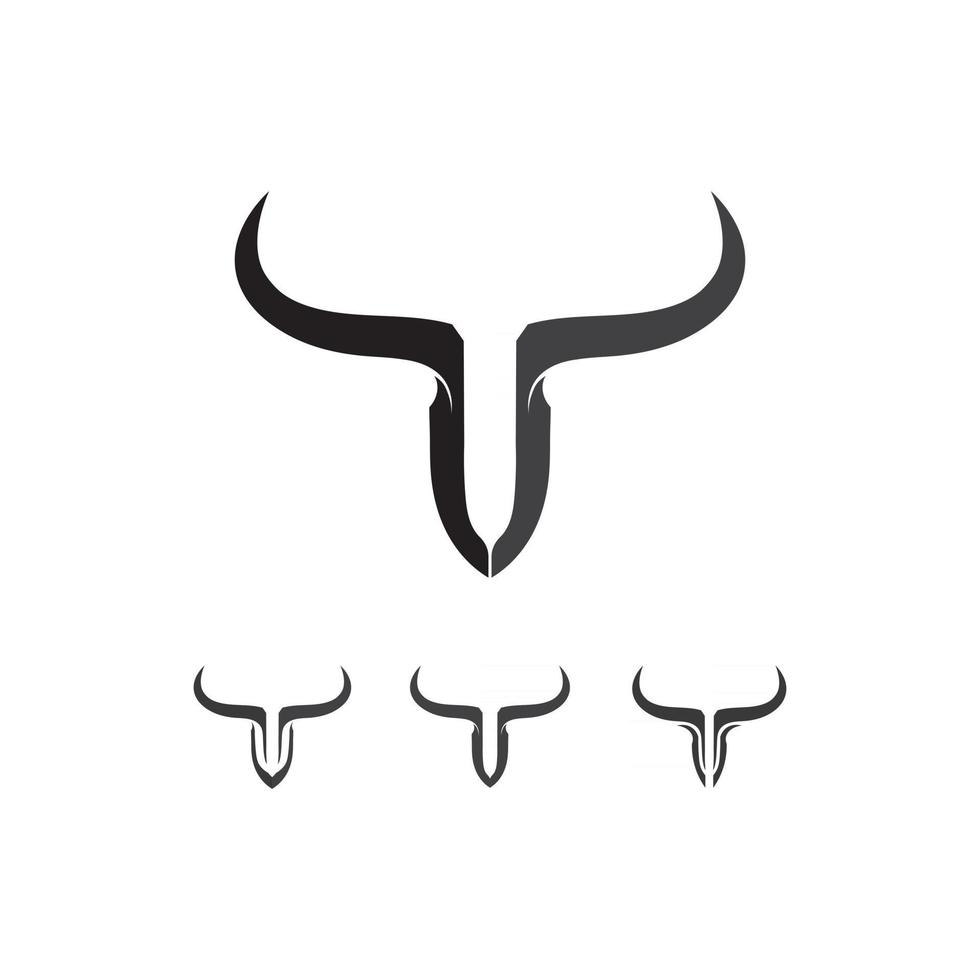 bull buffalo head ko djur maskot logo design vektor för sport horn buffalo djur däggdjur huvud logo vilda matador