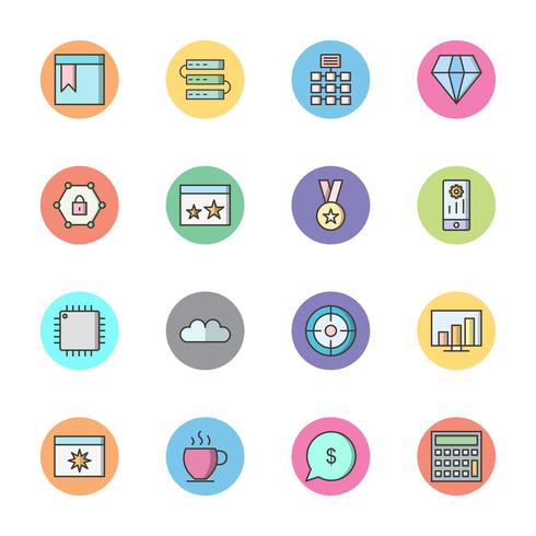 Satz von Vector SEO Search Engine Optimization Icons