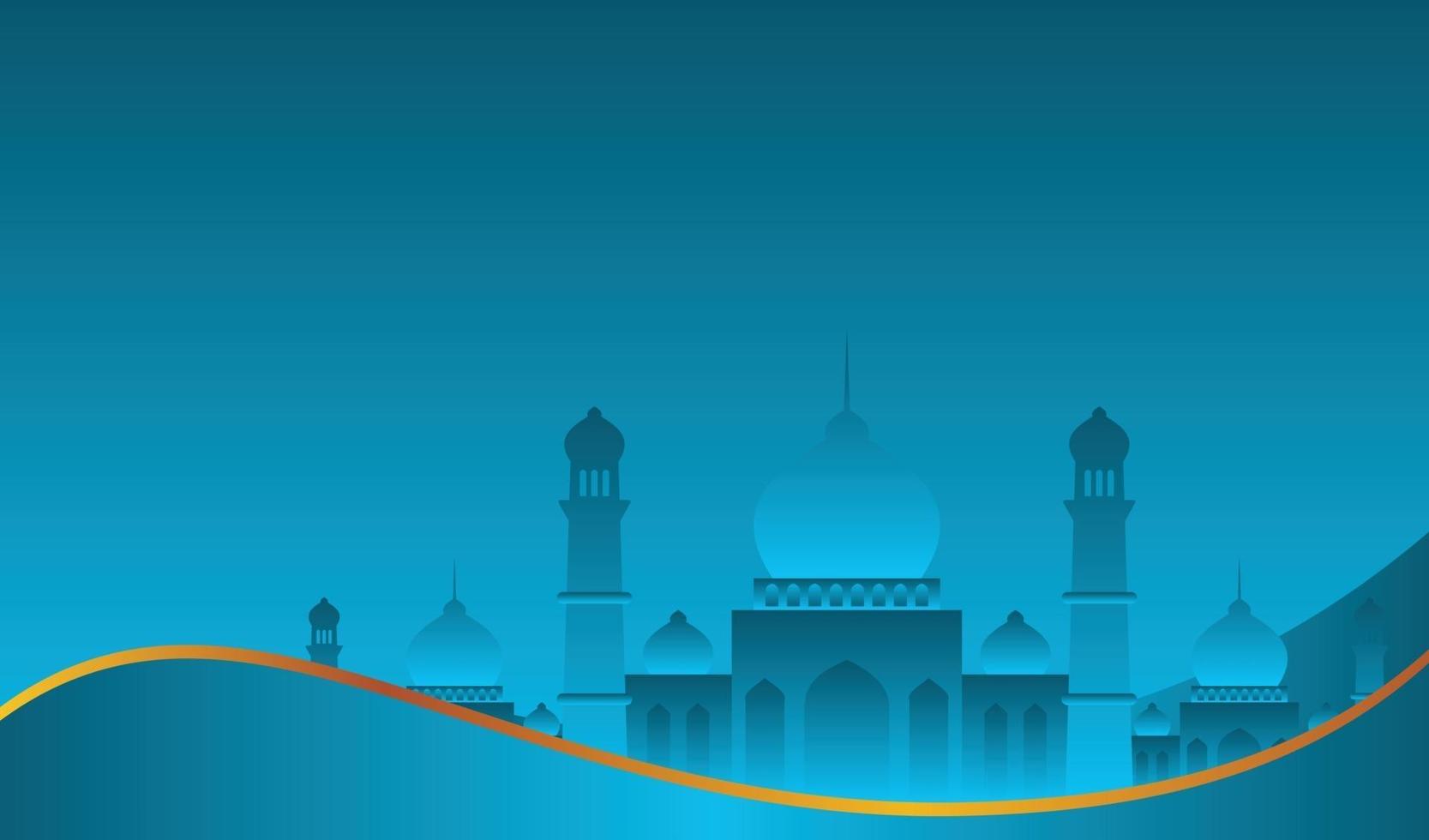 islamisches hintergrunddesign für ramadan kareem und eid mubarak oder eid al adha vektor