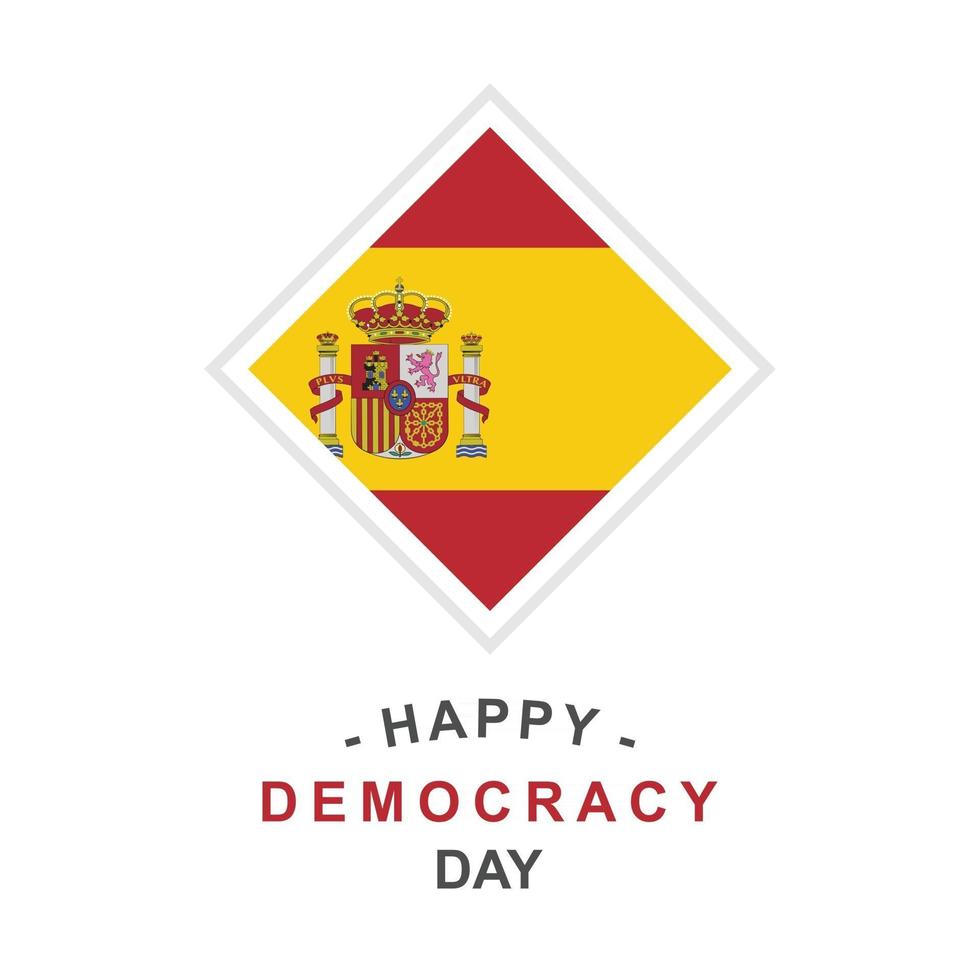 Spanien dag design vektor
