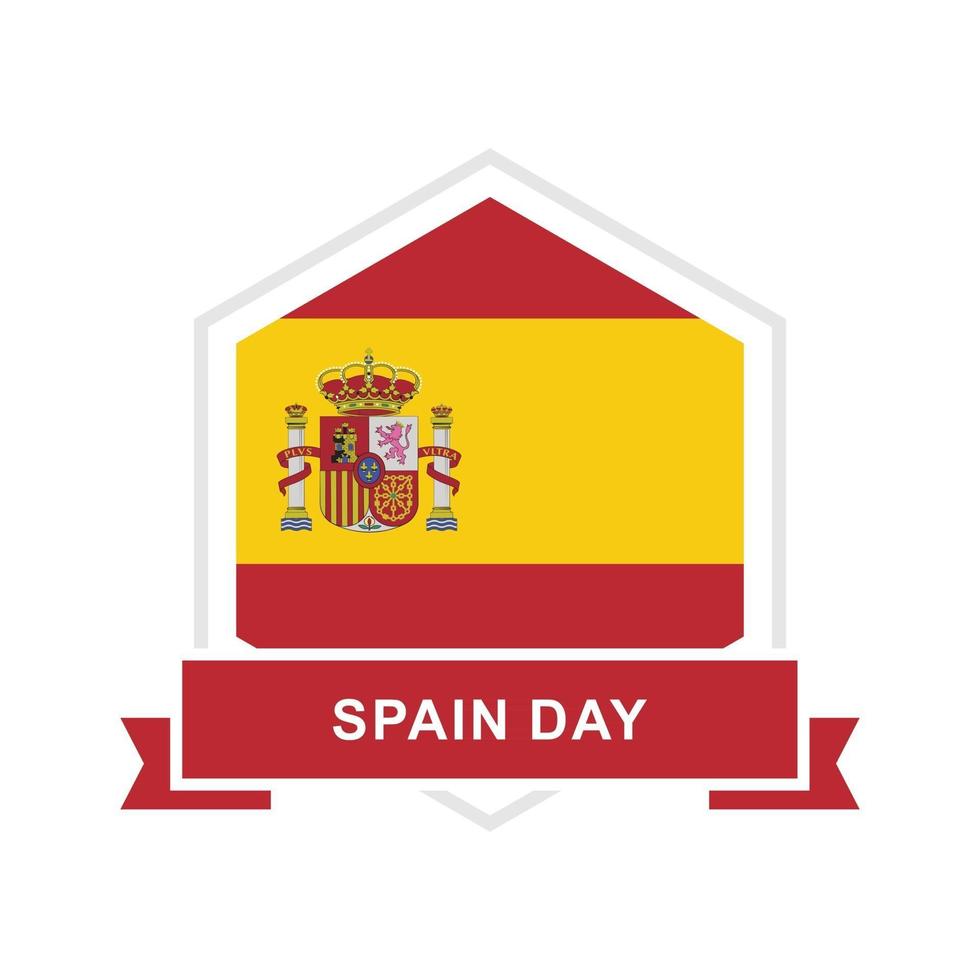 Spanien Tag Design Vektor