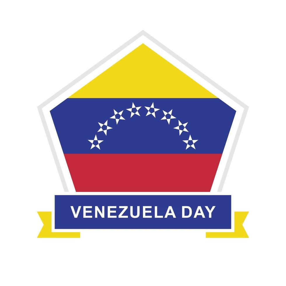 venezuela dag designvektor vektor