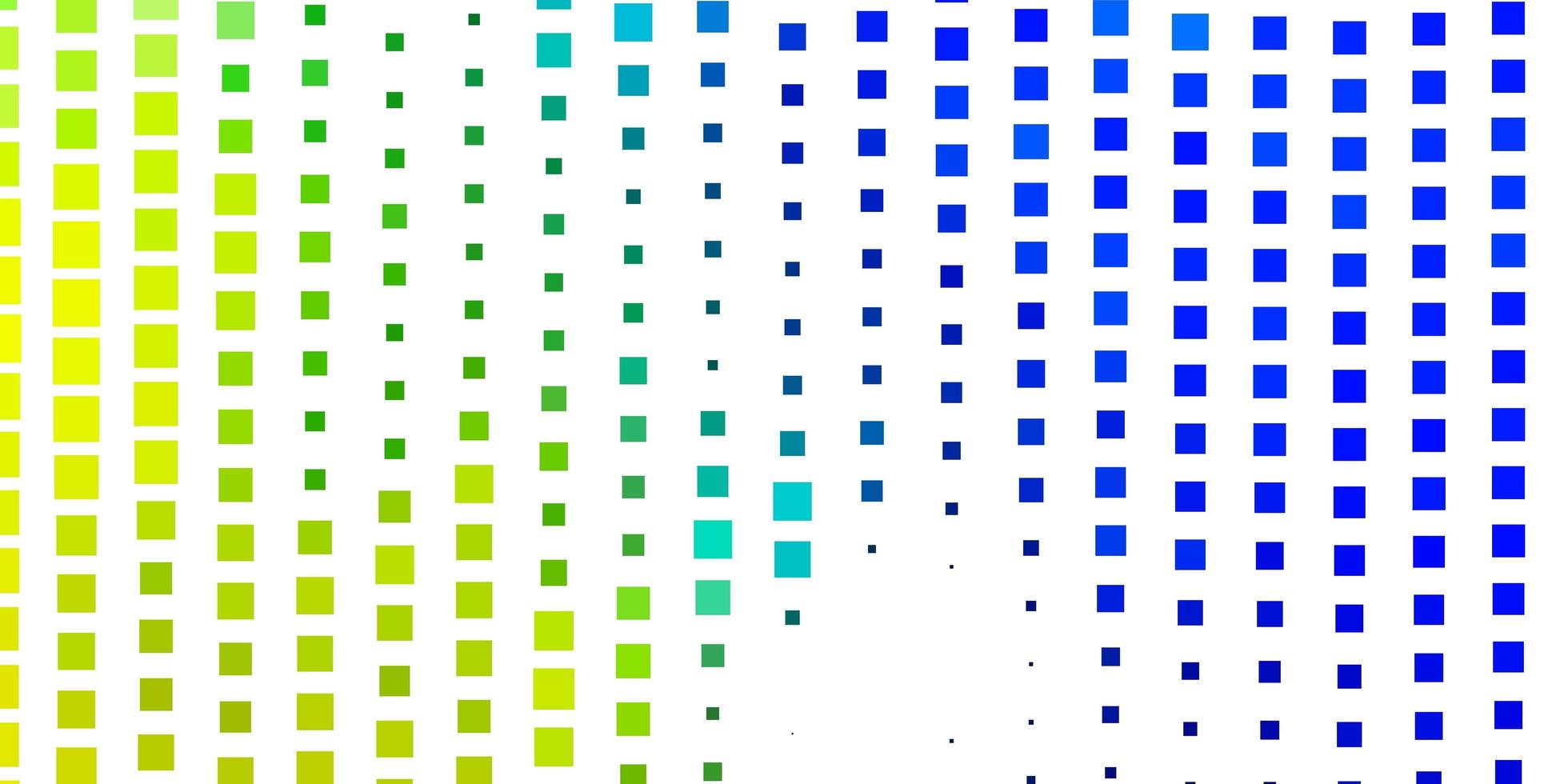 hellblauer, grüner Vektorhintergrund mit Rechtecken. vektor
