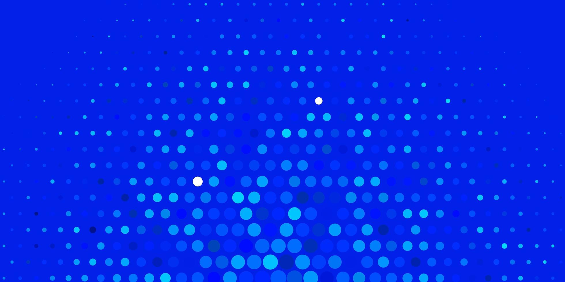 mörkblå vektor bakgrund med prickar.