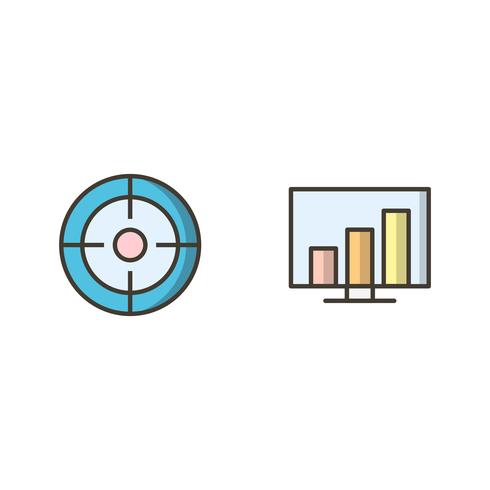 Satz von Vector SEO Search Engine Optimization Icons