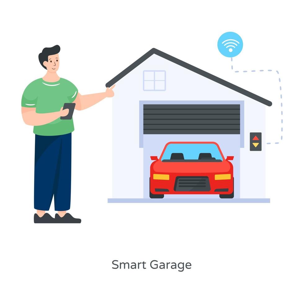 Auto Smart Garage vektor