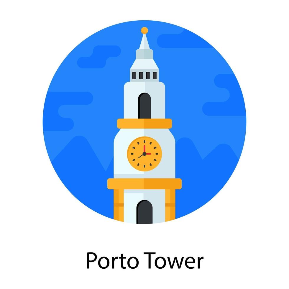 Porto Turm Kirche vektor