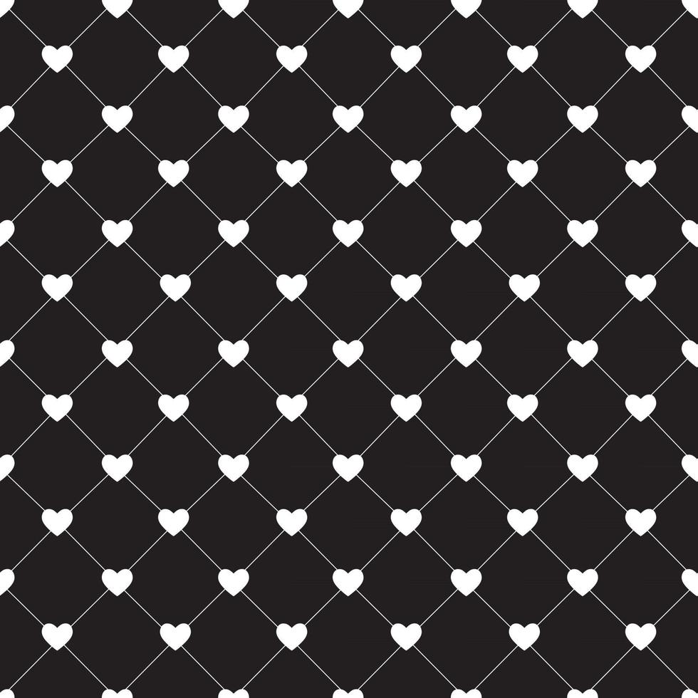 Valentinstag nahtlose Herzen Muster Vektor-Illustration vektor