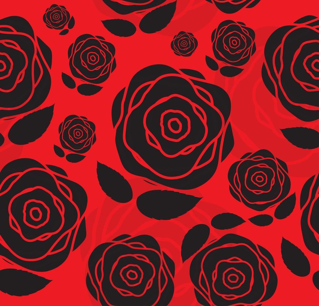 floral nahtlose Muster Hintergrund für Hochzeit und Geburtstag. Vektor-Illustration vektor