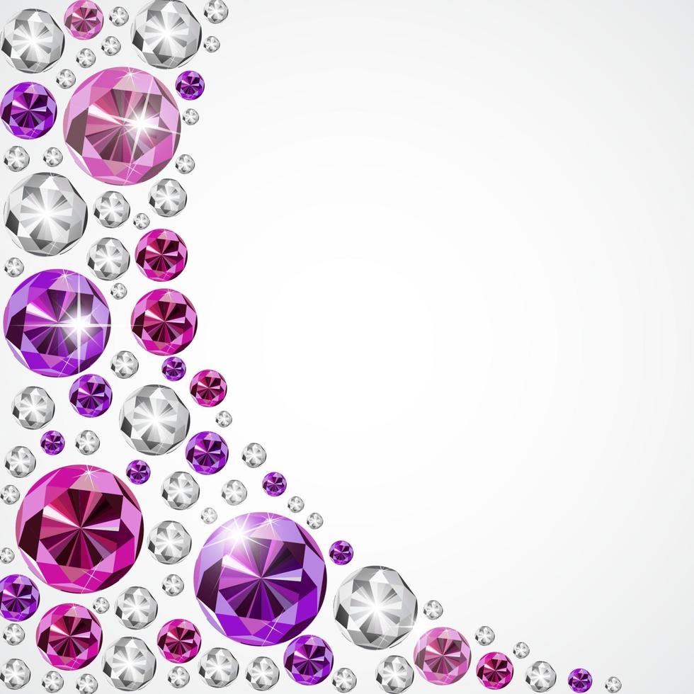abstrakte Luxus-Diamant-Hintergrund-Vektor-Illustration vektor