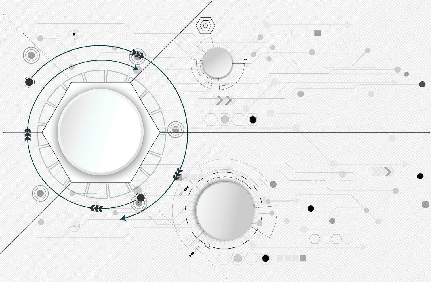 abstrakt teknologi bakgrund.vektor cirkel och elektricitet linje med blå elektronisk cycle.digital data , krets styrelse, vetenskaplig bakgrund, digital konst och abstrakt bakgrund begrepp. vektor